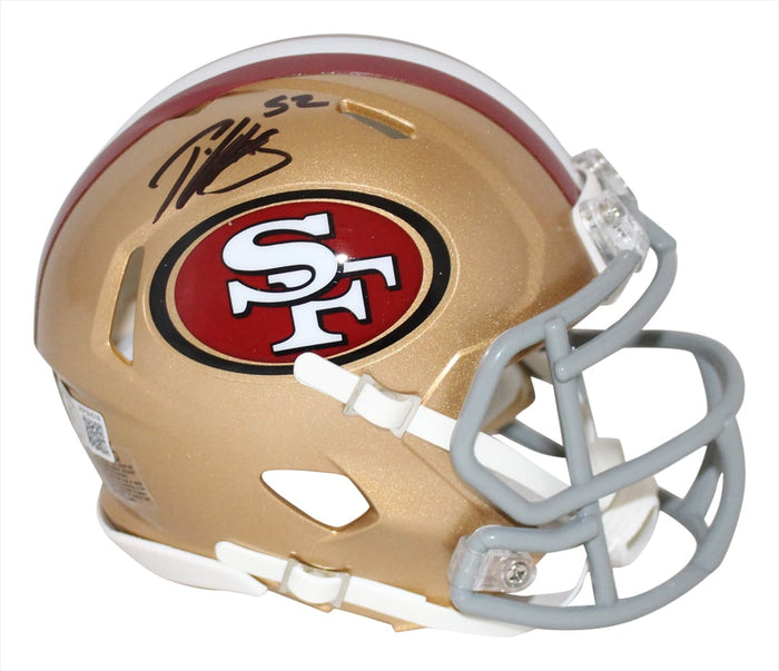 Patrick Willis Signed San Francisco 49ers Speed Mini Helmet – Beckett Authenticated-Powers Sports Memorabilia