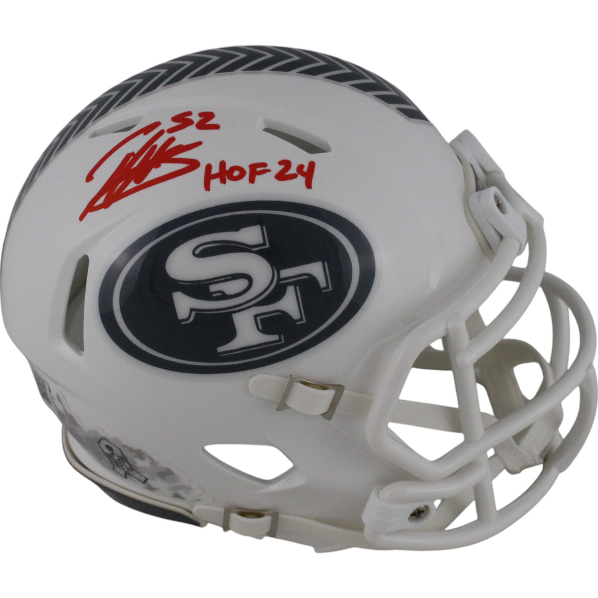 Patrick Willis San Francisco 49ers Slate Signed Mini Helmet HOF-Powers Sports Memorabilia