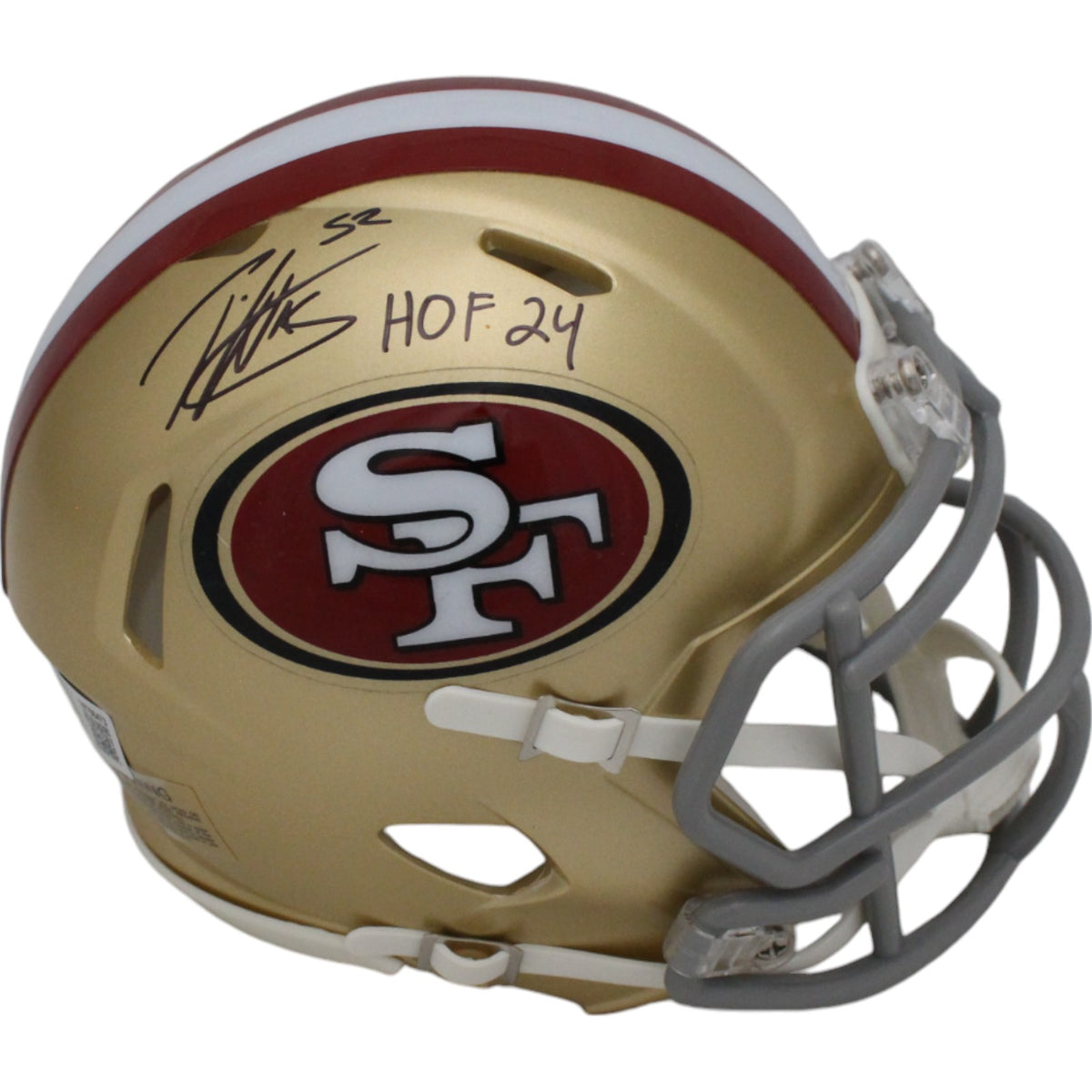 Patrick Willis San Francisco 49ers Signed Mini Helmet - HOF Beckett Beckett-Powers Sports Memorabilia