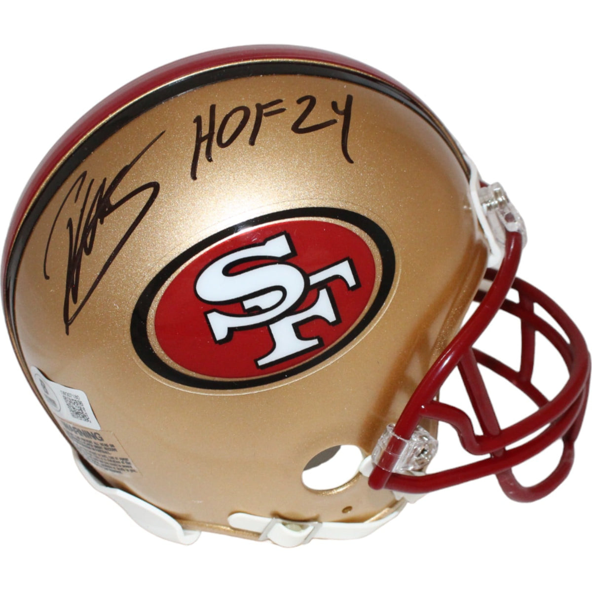 Patrick Willis Signed San Francisco 49ers Mini Helmet VSR4 HOF TB – Beckett Authenticated-Powers Sports Memorabilia