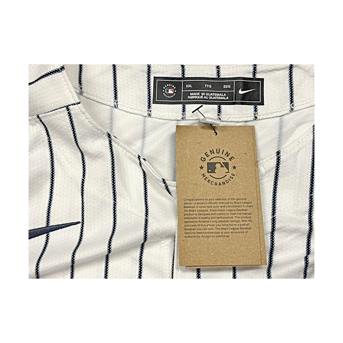 Bernie Williams New York Yankees Signed Inscribed 4x WS Champ Nike Replica Jersey - Signed on Front-Powers Sports Memorabilia