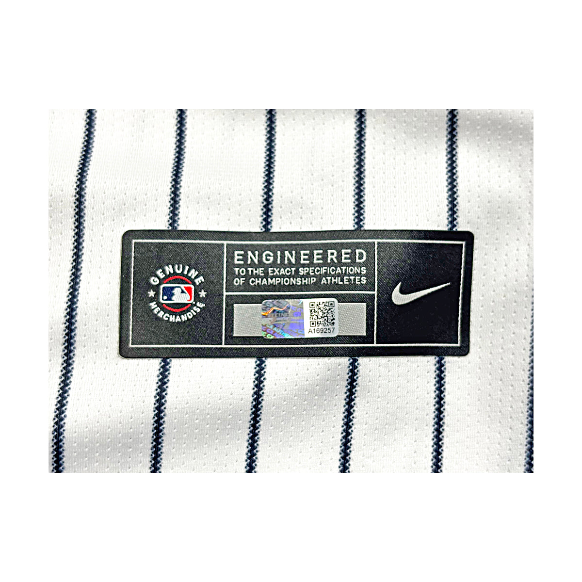 Bernie Williams New York Yankees Signed Inscribed 4x WS Champ Nike Replica Jersey - Signed on Front-Powers Sports Memorabilia