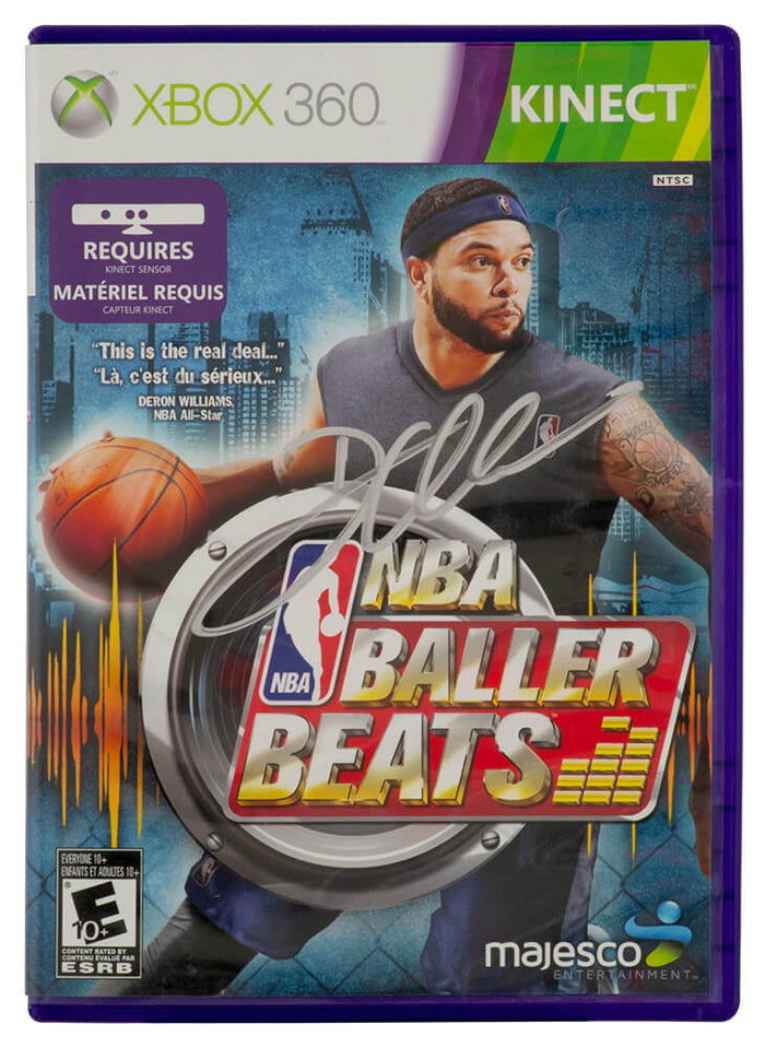 Deron Williams Autographed NBA Baller Beats Xbox 360 Kinect Video Game-Powers Sports Memorabilia
