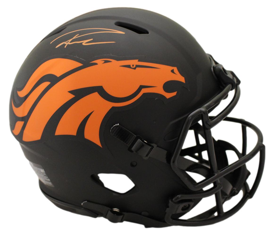 Russell Wilson Signed Denver Broncos Authentic Eclipse Helmet – Fanatics Authenticated-Powers Sports Memorabilia