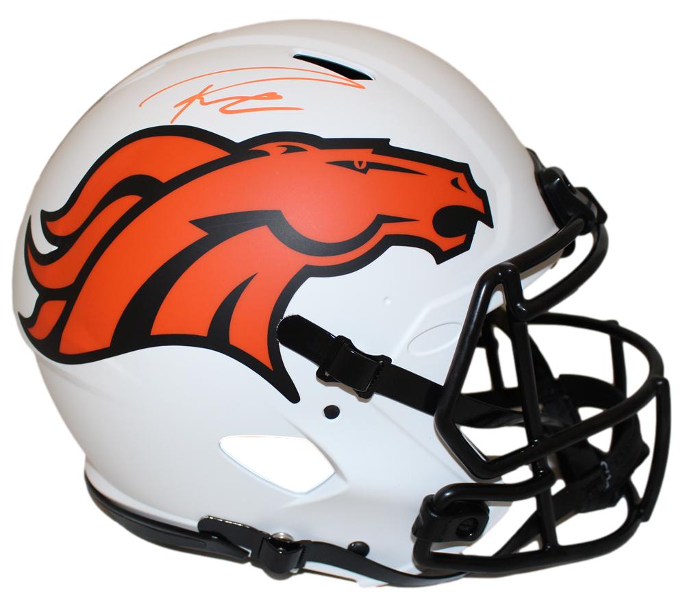 Russell Wilson Signed Denver Broncos Authentic Lunar Helmet – Fanatics Authenticated-Powers Sports Memorabilia