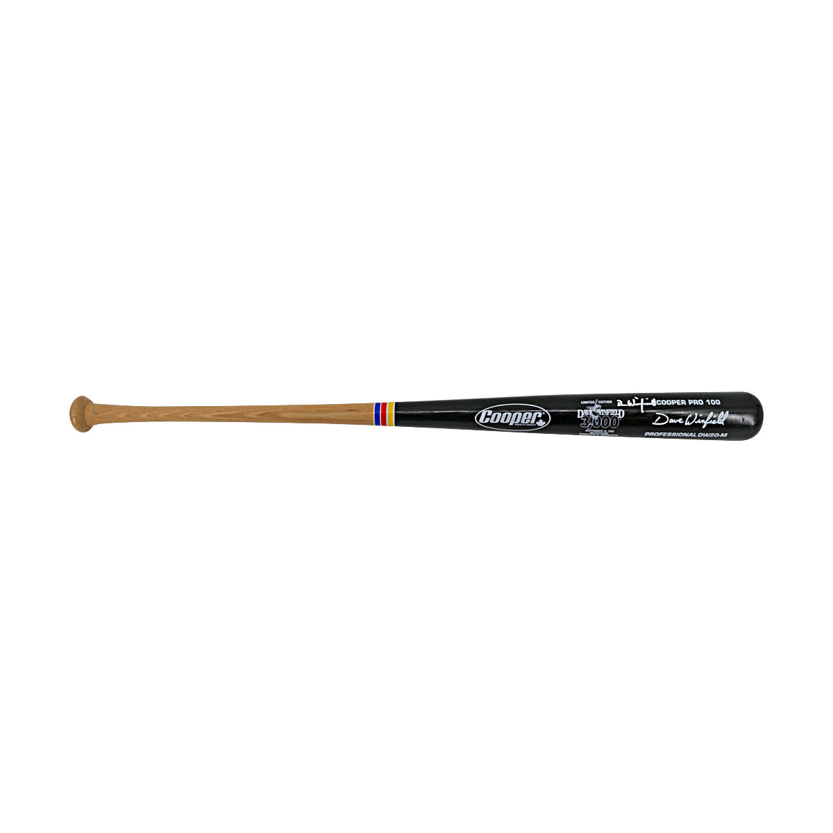 Dave Winfield Yankees Padres Blue Jays Signed Cooper 3000 Hit Commemorative Bat-Powers Sports Memorabilia