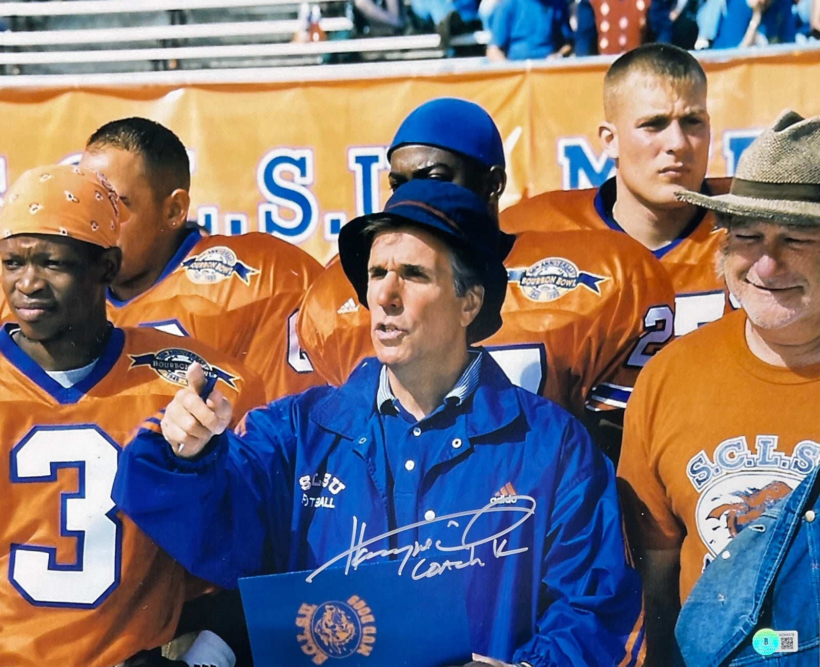 Henry Winkler Signed The Water Boy 16x20 Photo – Beckett Authenticated-Powers Sports Memorabilia