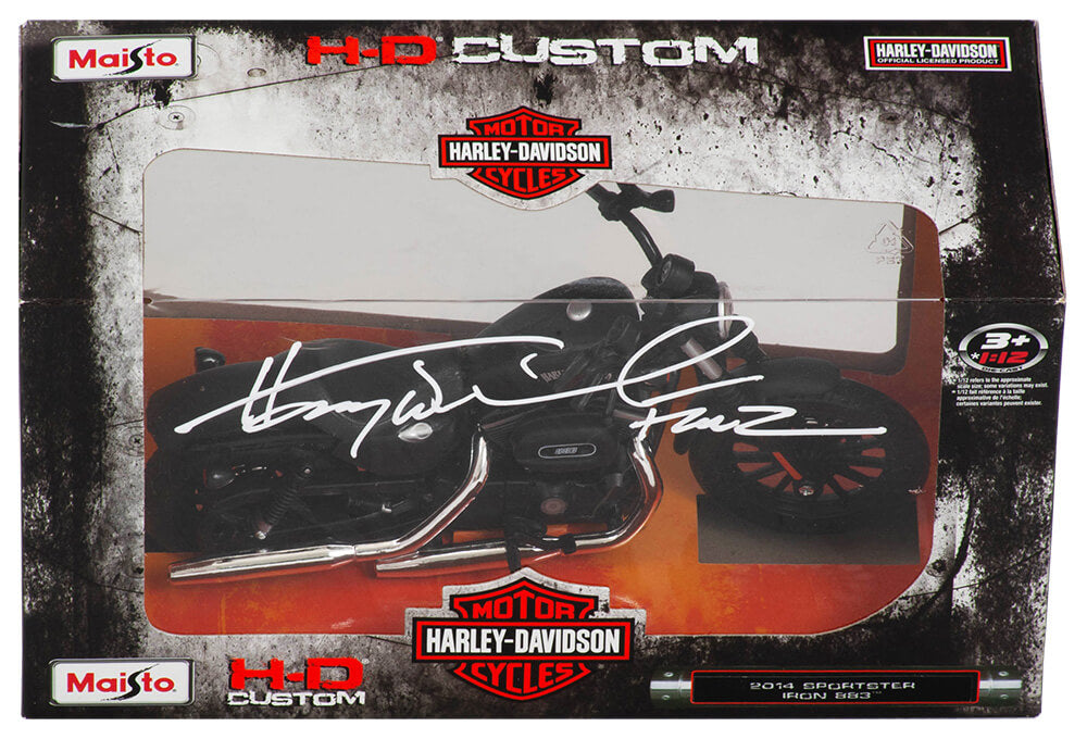 Henry Winkler Autographed Harley Davidson 2014 Sportster Iron 883 1:12-Powers Sports Memorabilia