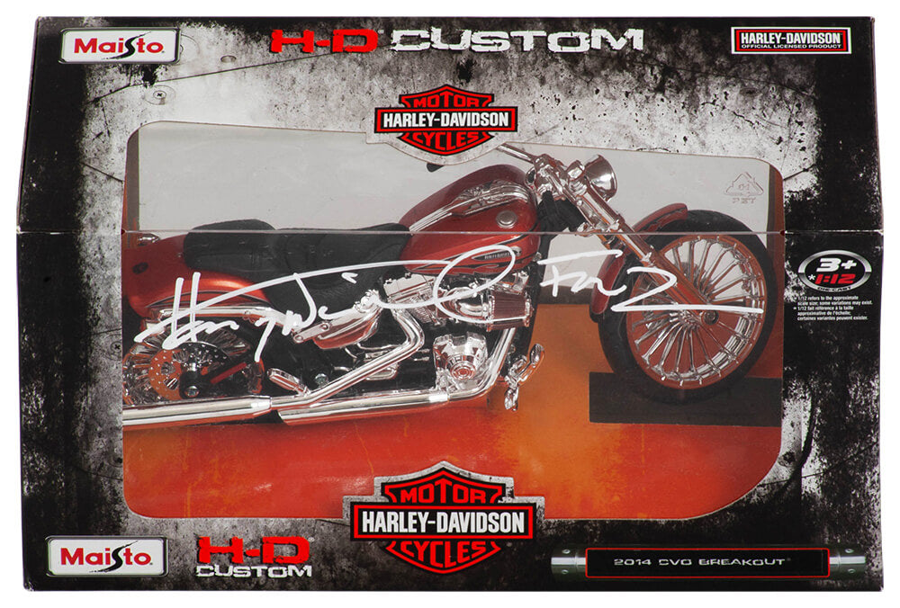 Henry Winkler Autographed 2014 CVO Breakout Motorcycle 1:12 Scale Car-Powers Sports Memorabilia