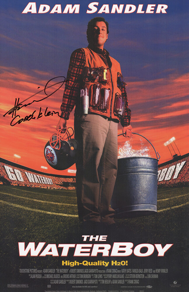 Henry Winkler Autographed The Waterboy 11x17 Movie Poster with Coach Klein-Powers Sports Memorabilia