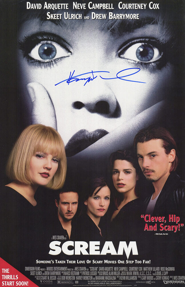 Henry Winkler Autographed Scream 11x17 Movie Poster-Powers Sports Memorabilia