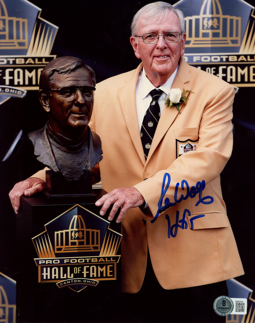 Ron Wolf Green Bay Packers Signed 8x10 Photo - HOF Beckett Beckett-Powers Sports Memorabilia