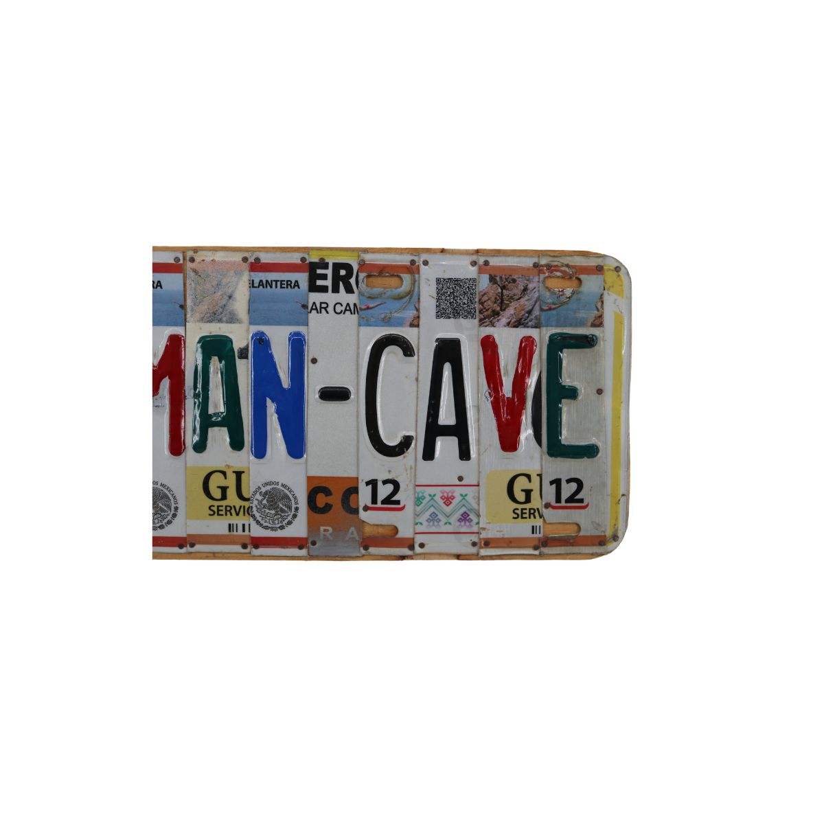 Woman Cave License Plate Sign-Powers Sports Memorabilia
