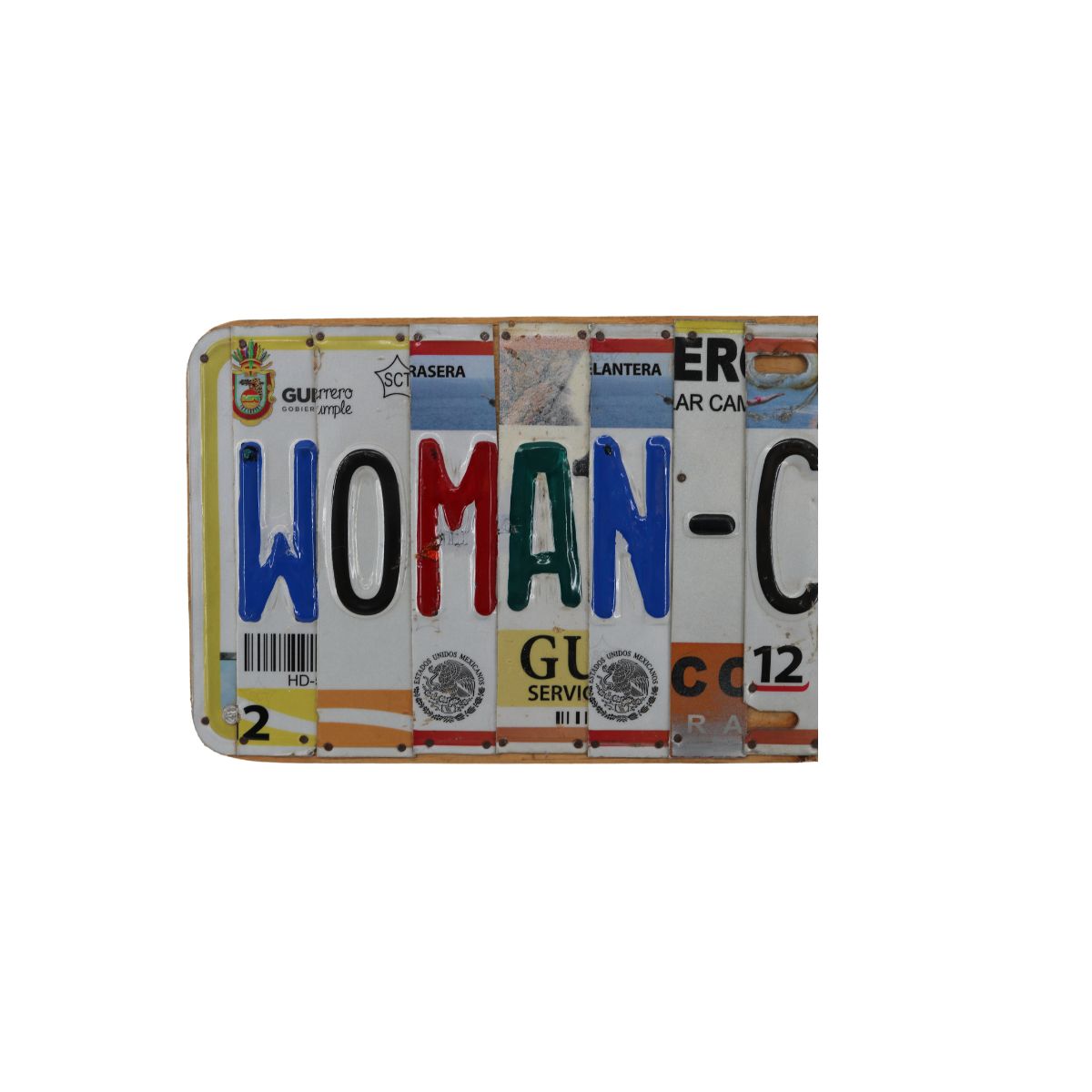 Woman Cave License Plate Sign-Powers Sports Memorabilia