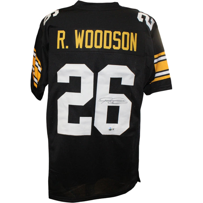 Rod Woodson Signed Pro Style XL Black Jersey – Beckett Witness Authenticated-Powers Sports Memorabilia