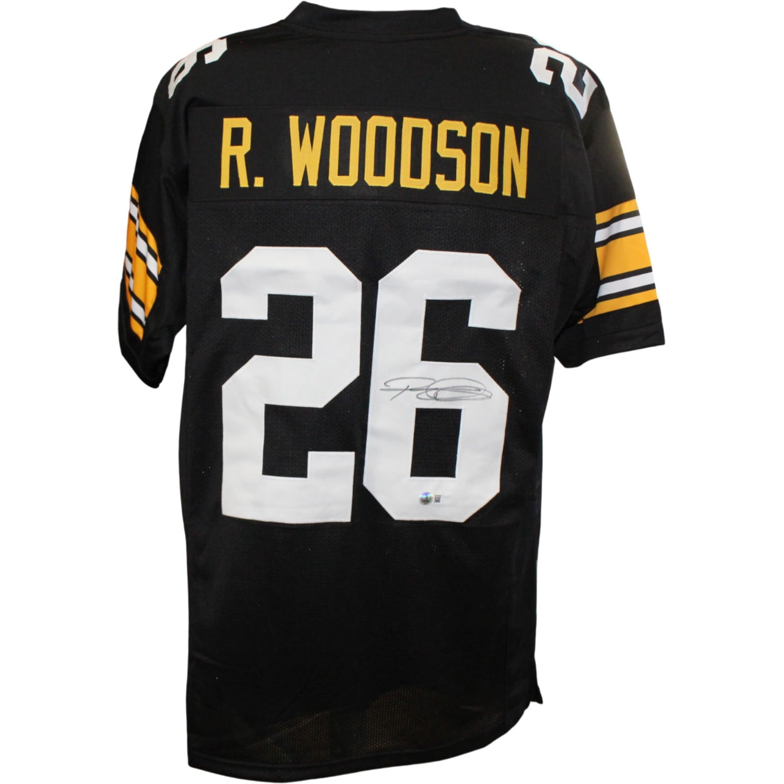 Rod Woodson Signed Pro Style XL Black Jersey – Beckett Witness Authenticated-Powers Sports Memorabilia
