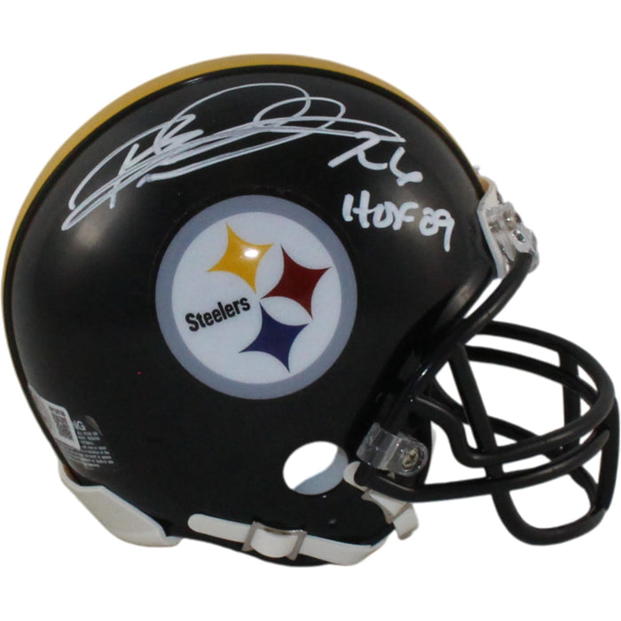 Rod Woodson Signed Pittsburgh Steelers VSR4 Mini Helmet HOF Beckett W-Powers Sports Memorabilia