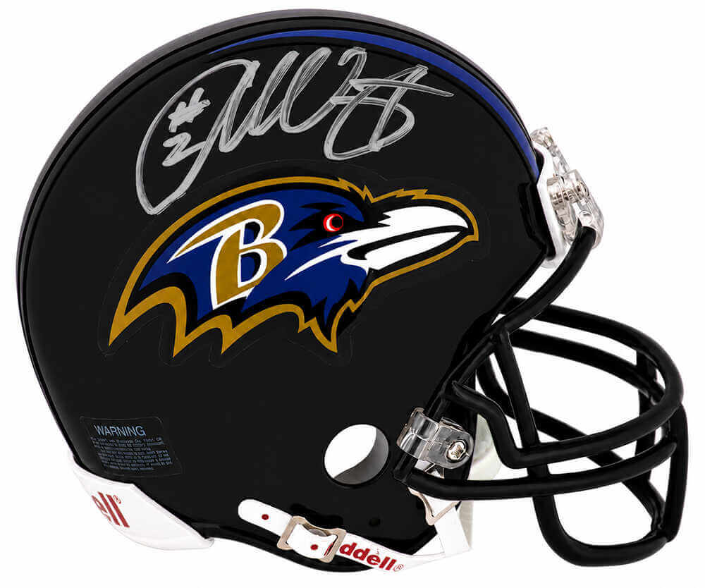 Anthony Wright Autographed Baltimore Ravens Riddell (VSR4) Mini Helmet-Powers Sports Memorabilia