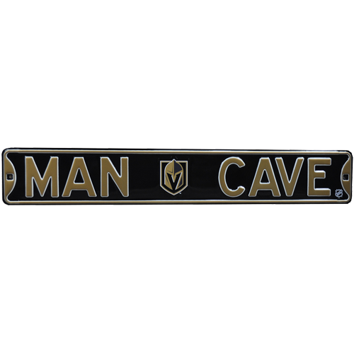 Las Vegas Golden Knights "MAN CAVE" Authentic Street Sign | Collectible Memorabilia-Powers Sports Memorabilia