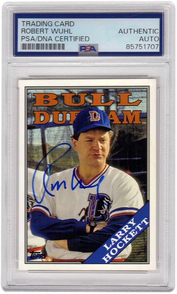 Robert Wuhl Autographed Bull Durham 2016 Topps Archives Larry Hockett-Powers Sports Memorabilia