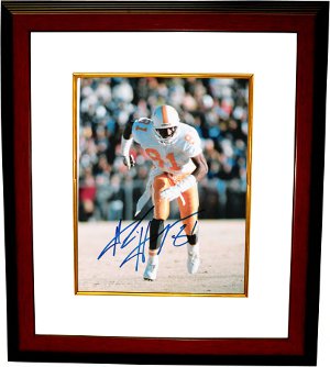 Alvin Harper Autographed Tennessee Volunteers 8 x 10 Photograph Custom Framing #81- Harper/GTSM Hologram - CTBL_WW1730F-Powers Sports Memorabilia
