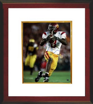 Dwayne Jarrett Autographed USC Trojans 8 x 10 Photograph Custom Framing - Jarrett Hologram - CTBL_WW3460-Powers Sports Memorabilia