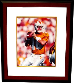 Peyton Manning Tennessee Volunteers 8 x 10 Photograph Custom Framing-Powers Sports Memorabilia