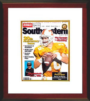 Peyton Manning Tennessee Vols 1997 Exclusive Cover 8 x 10 Custom Framing-Powers Sports Memorabilia