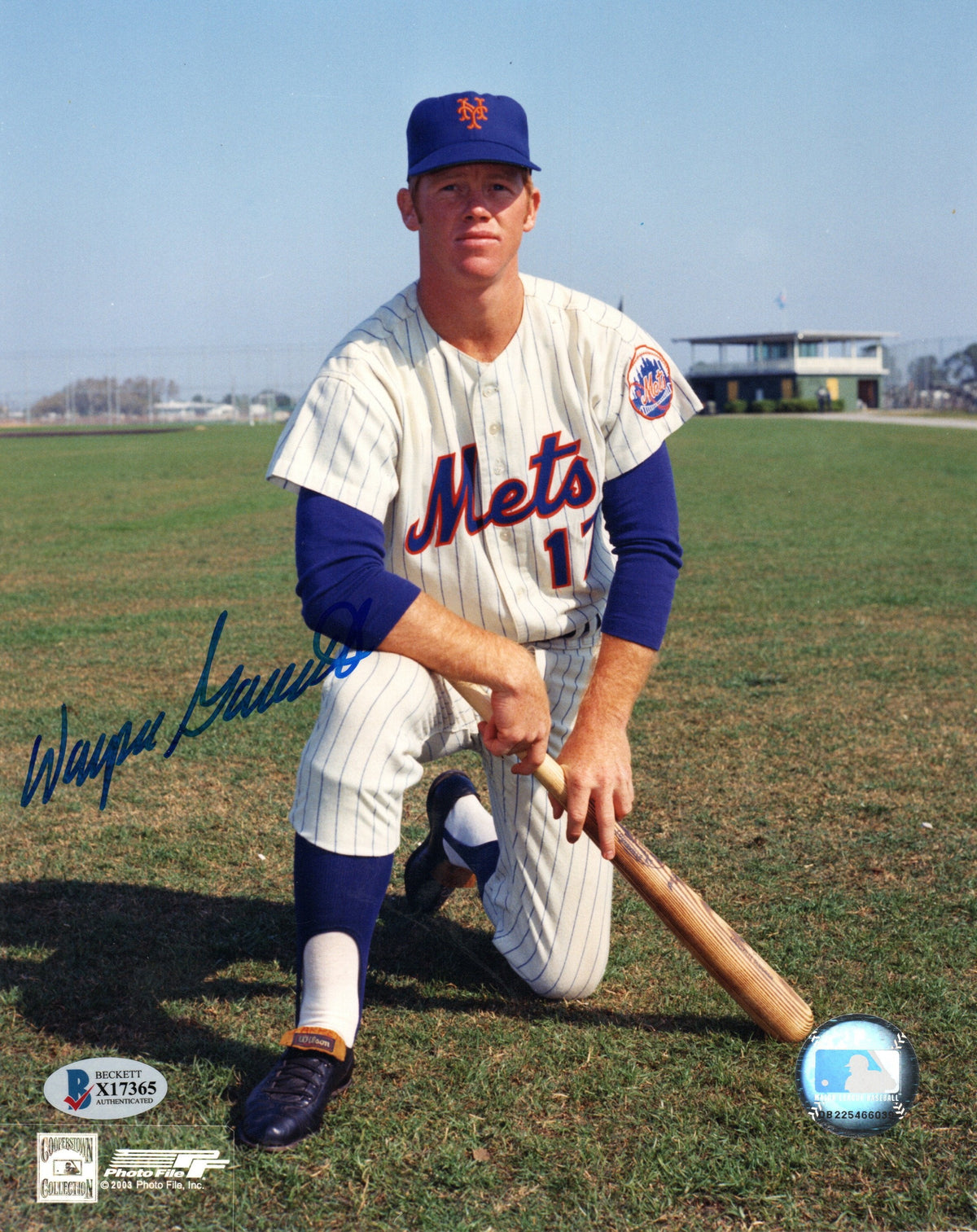 Wayne Garrett Autographed New York Mets 8x10 Photo Beckett Authenticated-Powers Sports Memorabilia