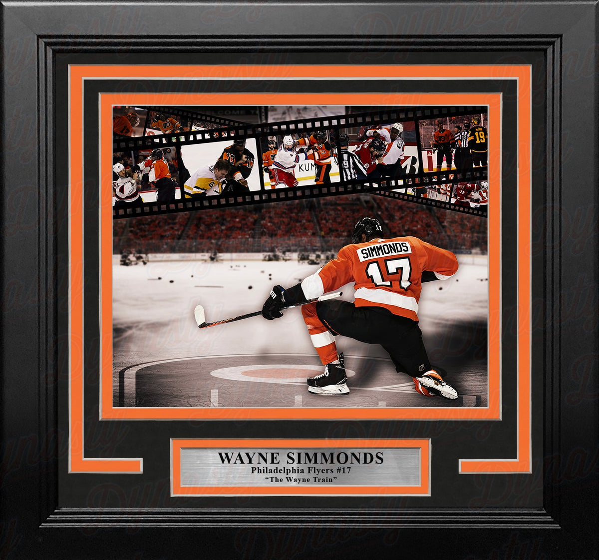 Wayne Simmonds Philadelphia Flyers 8" x 10" Framed Collage Hockey Photo-Powers Sports Memorabilia