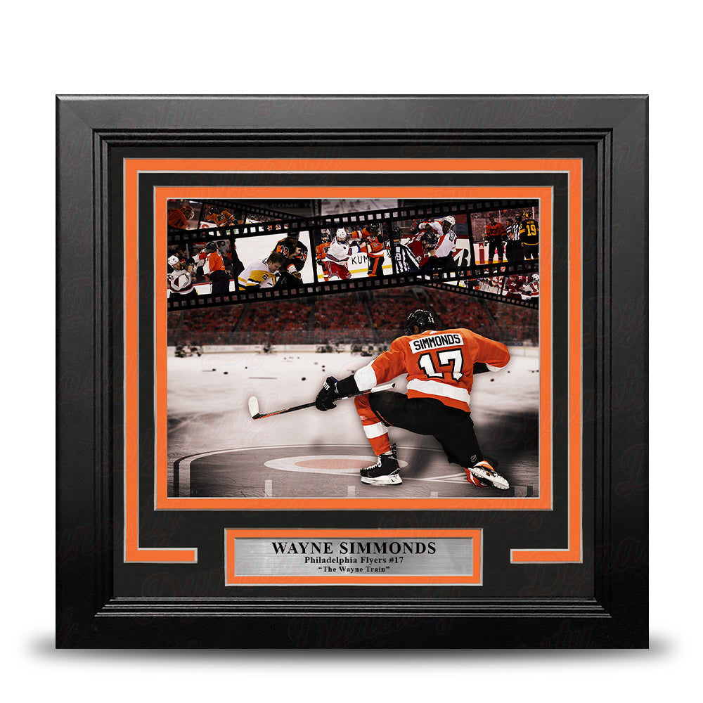 Wayne Simmonds Philadelphia Flyers 8" x 10" Framed Collage Hockey Photo-Powers Sports Memorabilia