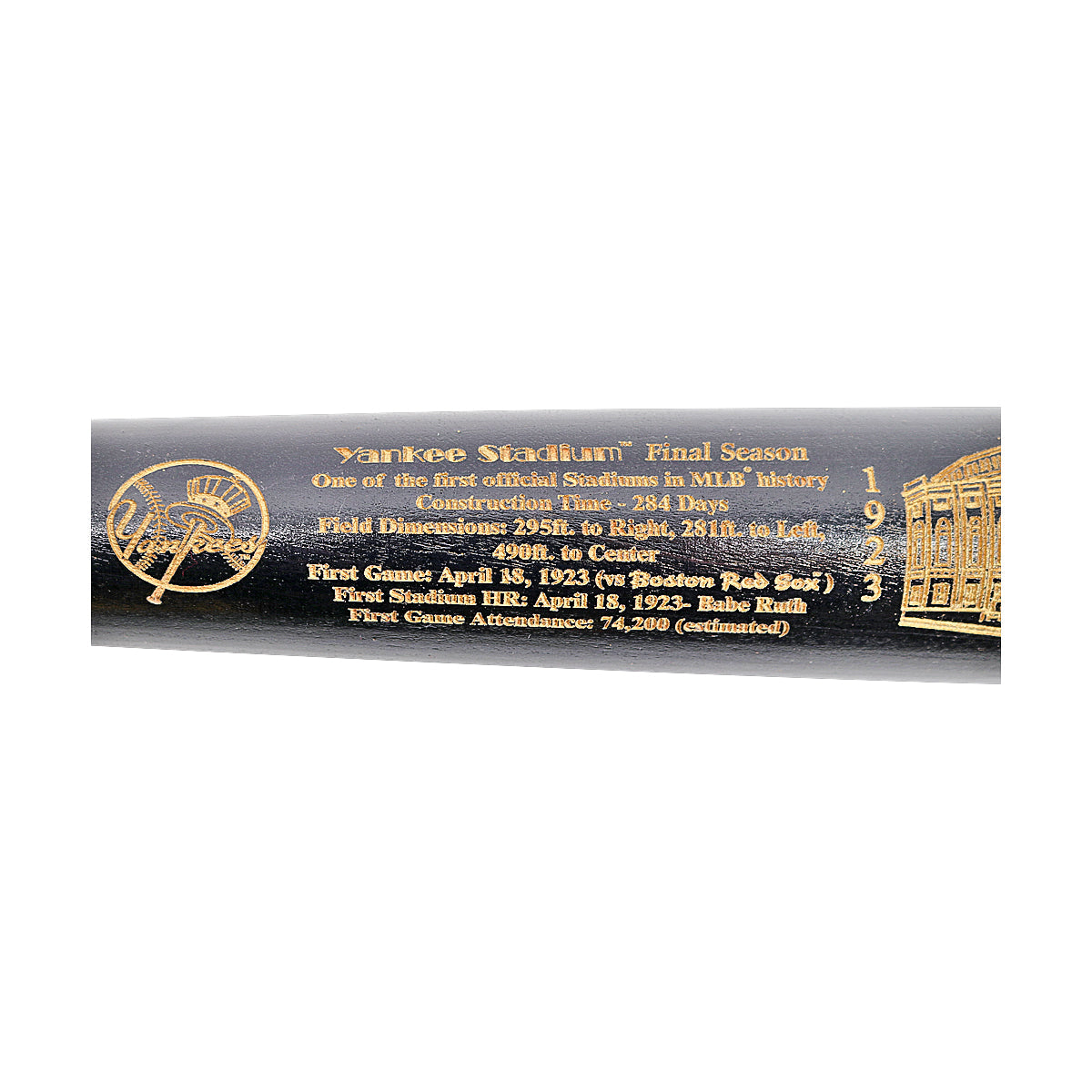 New York Yankees 2008 Final Season at Yankee Stadium Louisville Slugger Engraved Bat - L/E 303 of 5000-Powers Sports Memorabilia