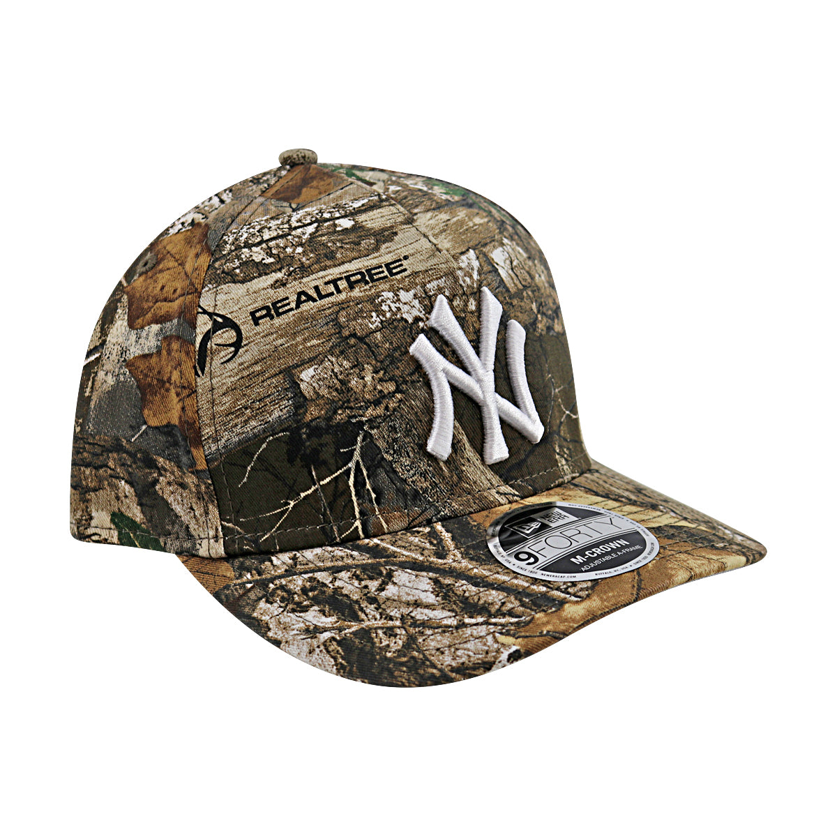New York Yankees New Era Baseball Real Tree 9FORTY M-Crown Adjustable Hat-Powers Sports Memorabilia