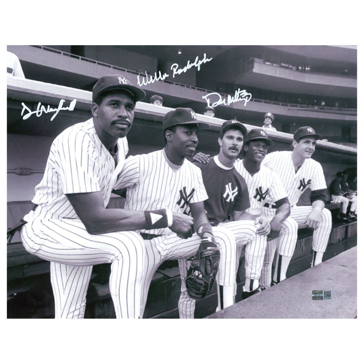 Mattingly, Winfield & Randolph New York Yankees Triple Signed Signed 11x14 Photo-Powers Sports Memorabilia