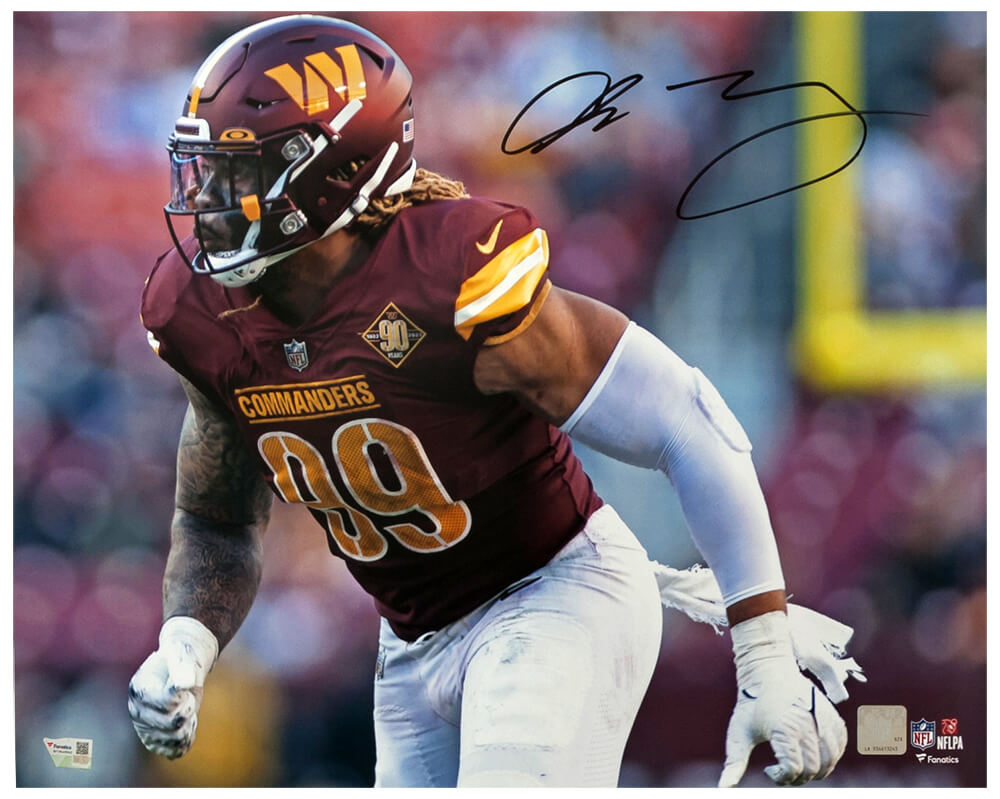 Chase Young Washington Commanders Autographed Pass Rush 16x20 Photo-Powers Sports Memorabilia