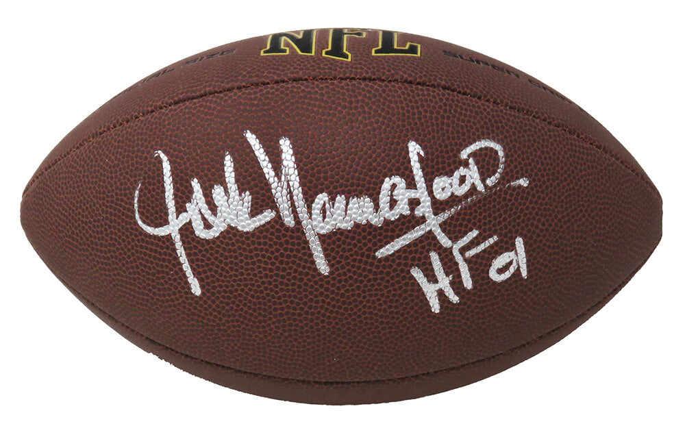 Jack Youngblood Autographed Wilson Super Grip NFL Full Size Football with HF'01-Powers Sports Memorabilia