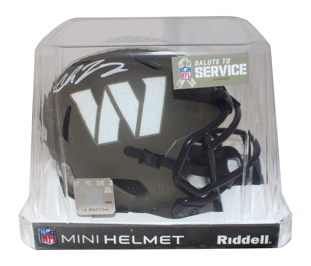 Chase Young Signed Washington Commnaders salute Mini Helmet – Fanatics Authenticated-Powers Sports Memorabilia