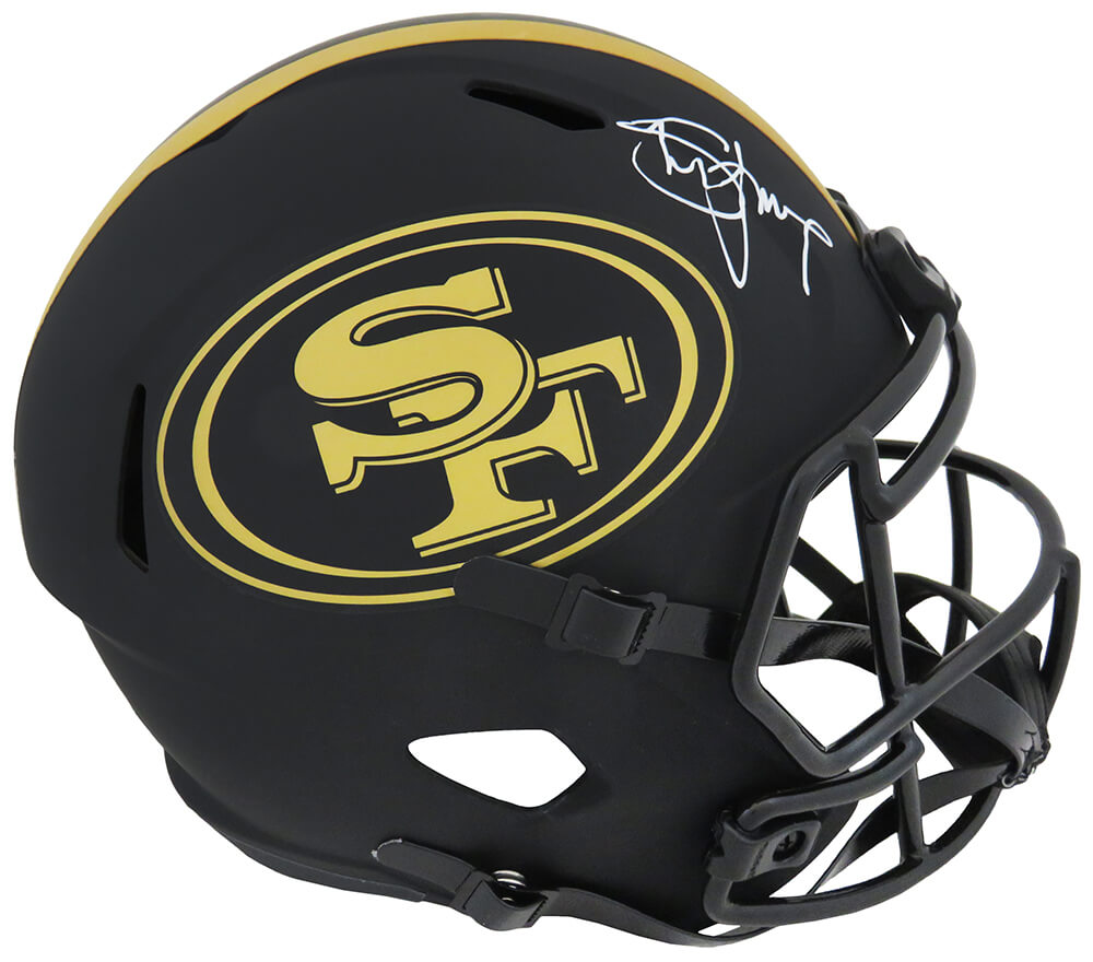 Steve Young San Francisco 49ers Autographed ECLIPSE Full Size Riddell Replica Helmet-Powers Sports Memorabilia