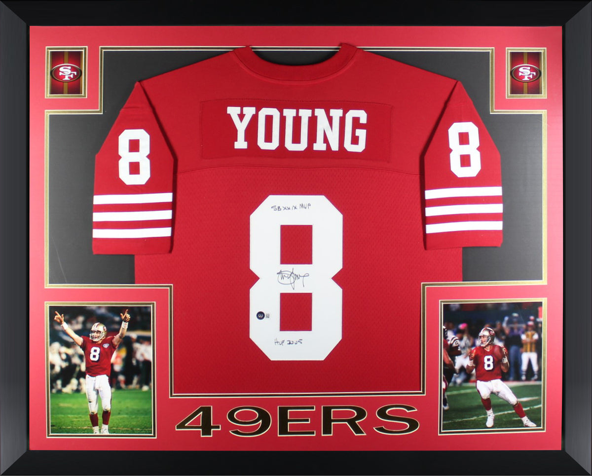 Steve young autographed store jersey