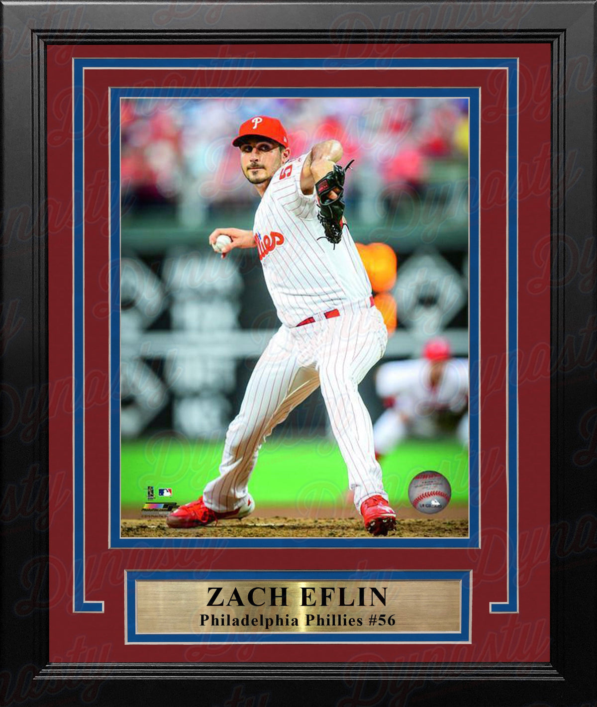 Zach Eflin Philadelphia Phillies on the Mound MLB Baseball 8" x 10" Professionally Framed Photo-Powers Sports Memorabilia