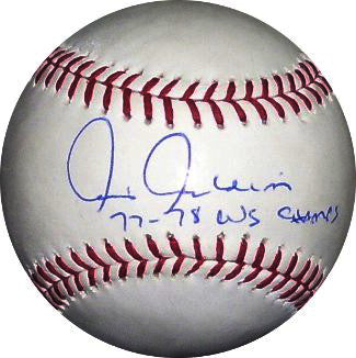 Chris Chambliss Autographed Official Rawlings Major League Baseball 77-78 WS Champs (Indians/Yankees/Braves)-Powers Sports Memorabilia