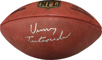 Vinny Testaverde Autographed Official NFL New Duke Football (Buccaneers/Jets/Ravens)-Powers Sports Memorabilia