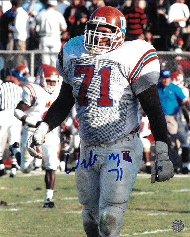 Willie Roaf Autographed Louisiana Tech Bulldogs 8x10 Photo #71- AWM Hologram-Powers Sports Memorabilia