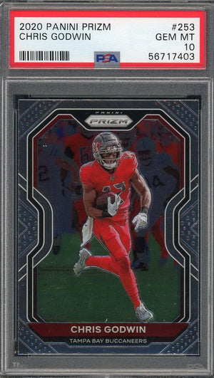 Chris Godwin 2020 Panini Prizm Football Card #253 Graded PSA 10-Powers Sports Memorabilia