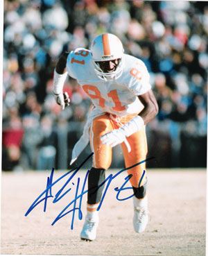 Alvin Harper Autographed Tennessee Volunteers 8x10 Photo #81- Harper/GTSM Hologram-Powers Sports Memorabilia