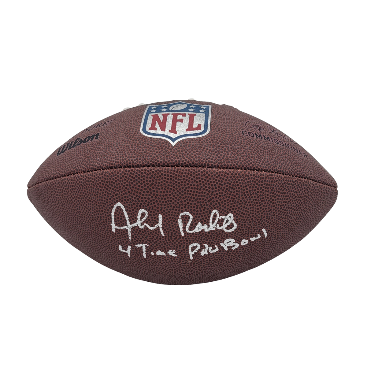 Ahmad Rashad Signed Minnesota Vikings Duke Replica Football | - Beckett-Powers Sports Memorabilia