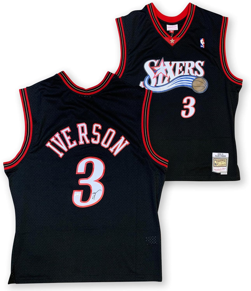 Allen Iverson Autographed Philadelphia 76ers Mitchell & Ness Swingman