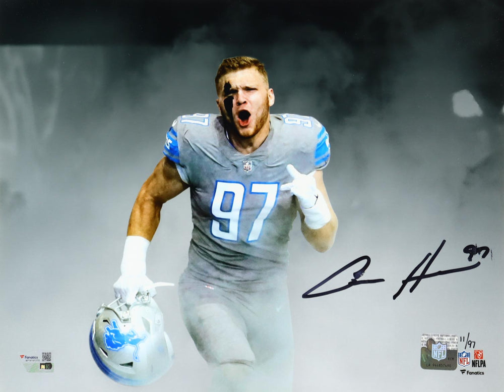 Aidan Hutchinson Autograph Signing-Powers Sports Memorabilia