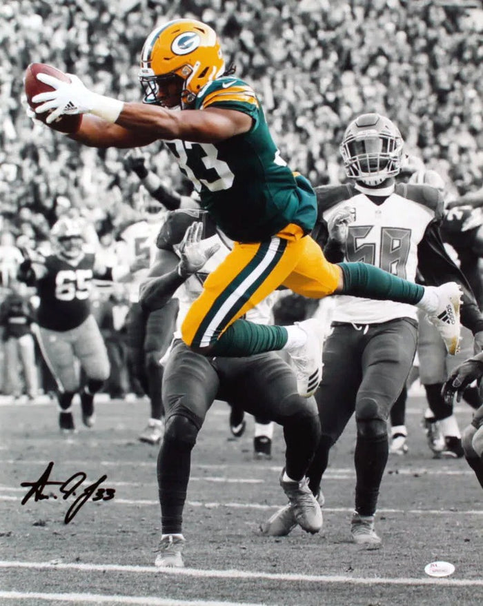 Aaron Jones Autograph Signing-Powers Sports Memorabilia
