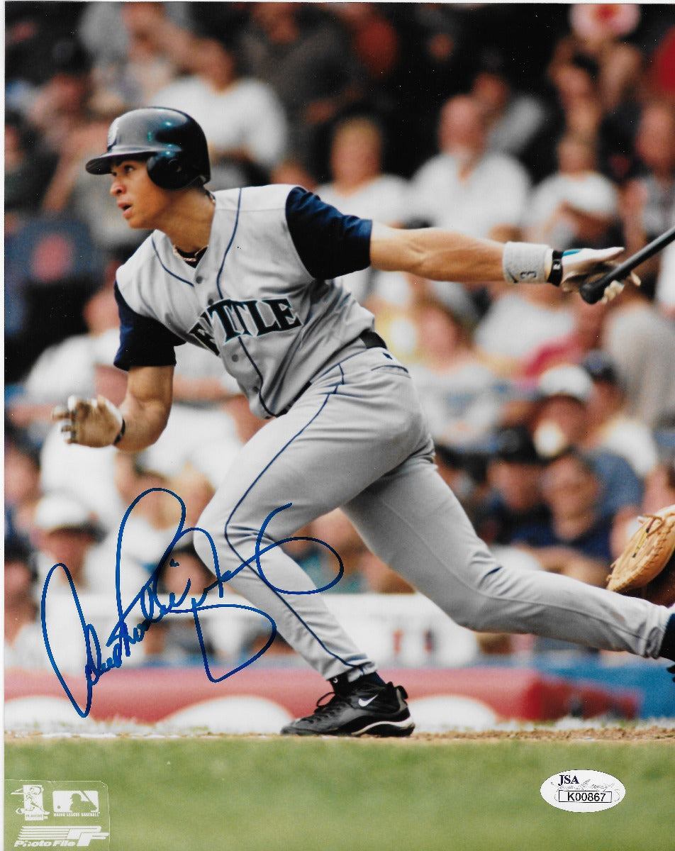 Alex Rodriguez Autographed Seattle Mariners 8x10 Photo JSA Authenticated-Powers Sports Memorabilia